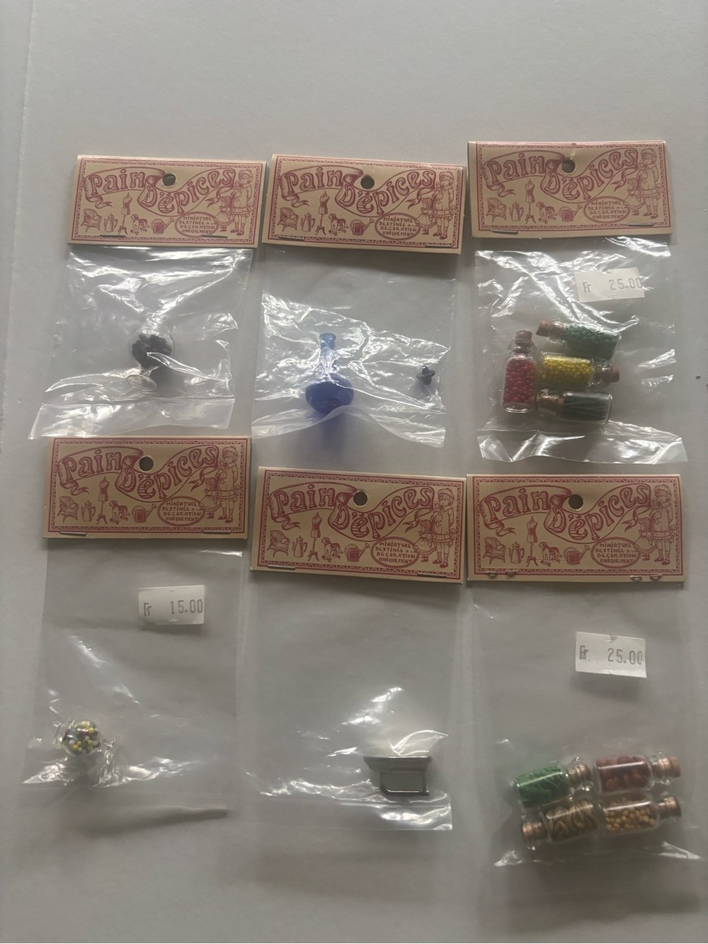 Miniature Dollhouse Pain D’epices Bundle
